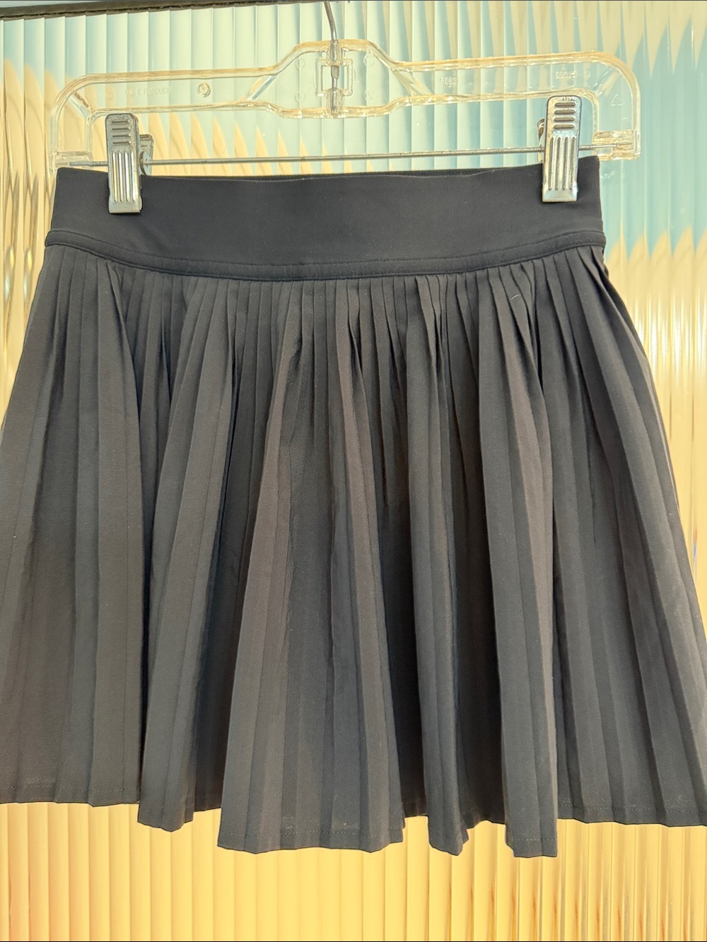 lululemon athletica Black Pleated Mini Skirt